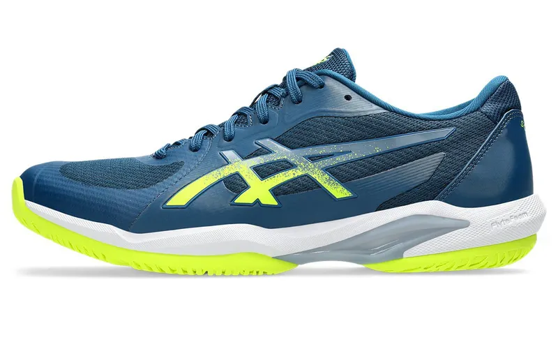 ASICS Solution Swift FF 2 Clay Mako Blue Safety Yellow (1041A466-400)