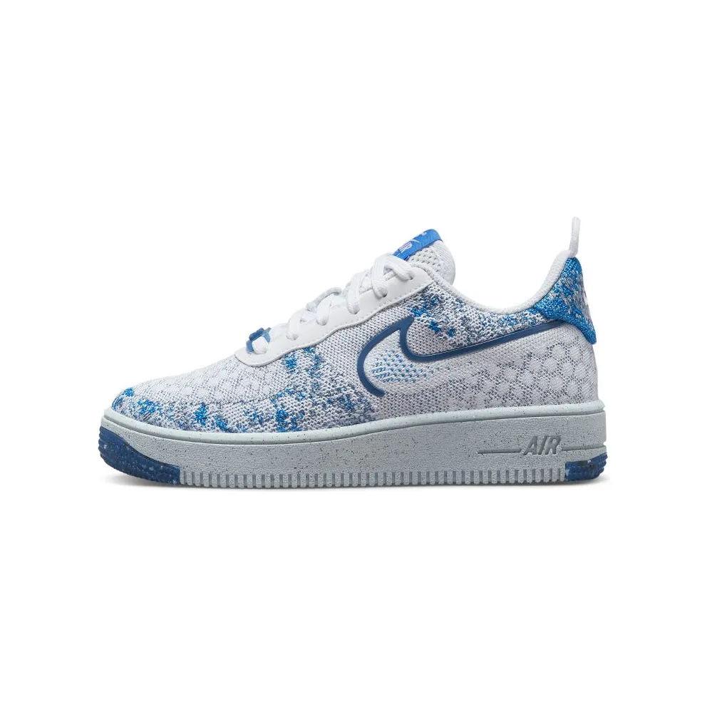 Nike Air Force 1 Crater Flyknit Older Kids’ White (DM1060-100)