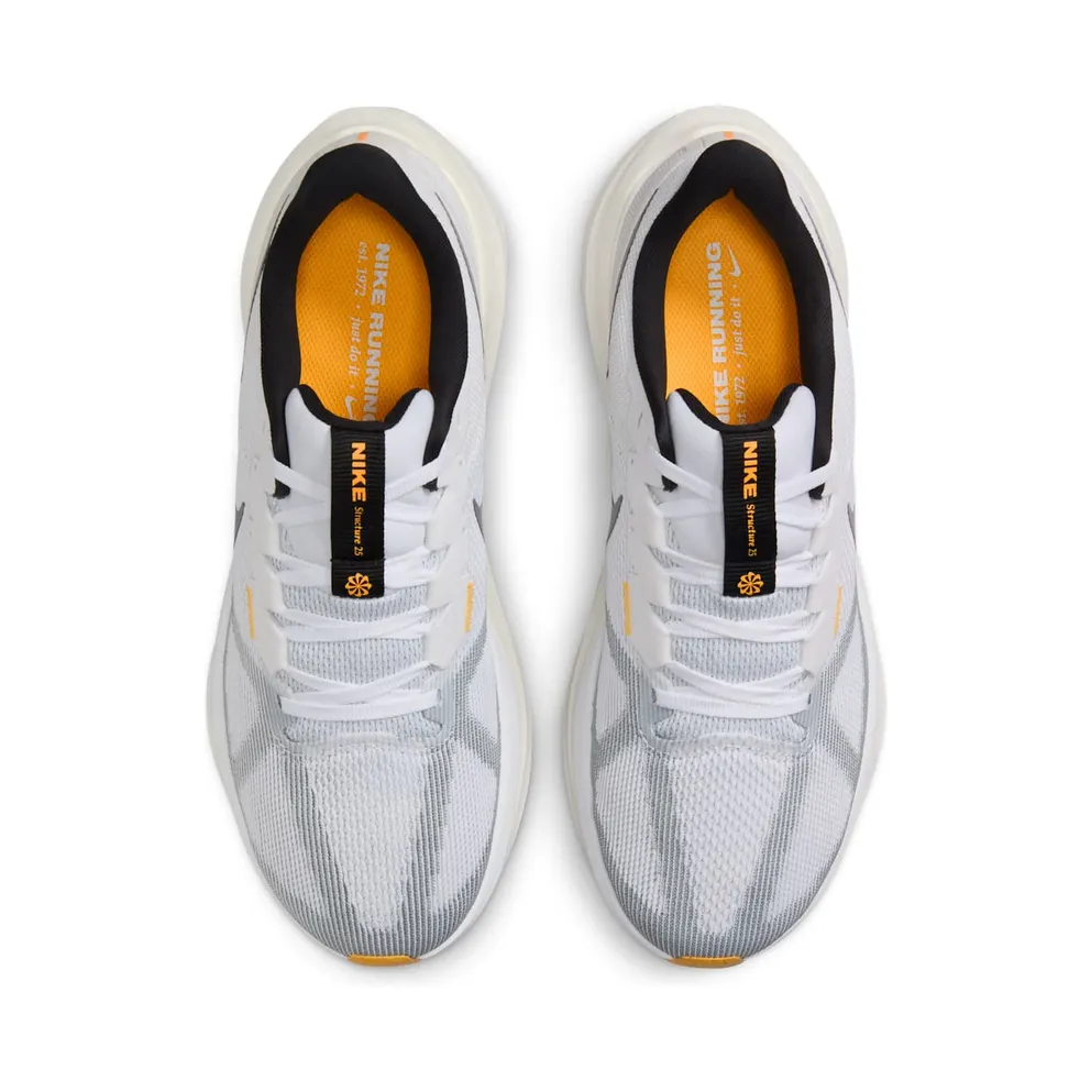 Nike Structure 25 White Laser Orange Smoke Grey Black (DJ7883-110)