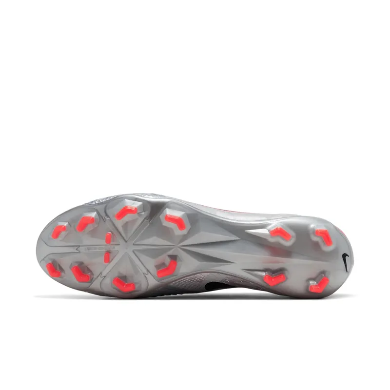 Nike Phantom Venom Elite FG “Metallic Grey / Crimson” (AO7540-906)