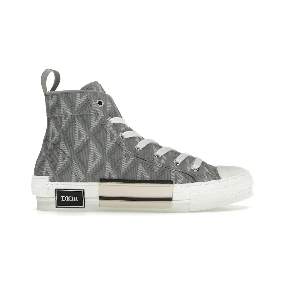 Dior B23 High Top Gray CD Diamond (3SH118ZPP_H868)