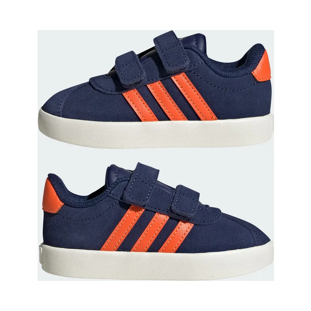 Adidas VL Court 3.0 Dark Blue / Impact Orange / Gold Metallic (JR2217)