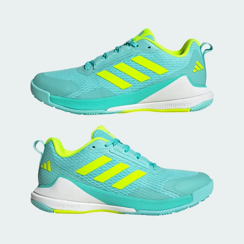 adidas Novaflight 2 Indoor Flash Aqua Lucid Lemon (JR9569)
