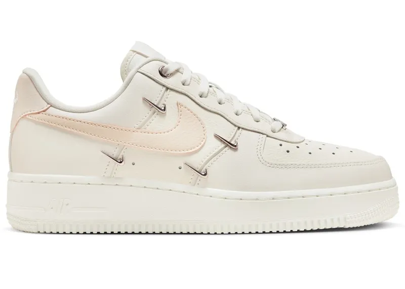 Nike Air Force 1 Low ’07 LX Guava Ice Mini Gold Swooshes (FV8110-181)