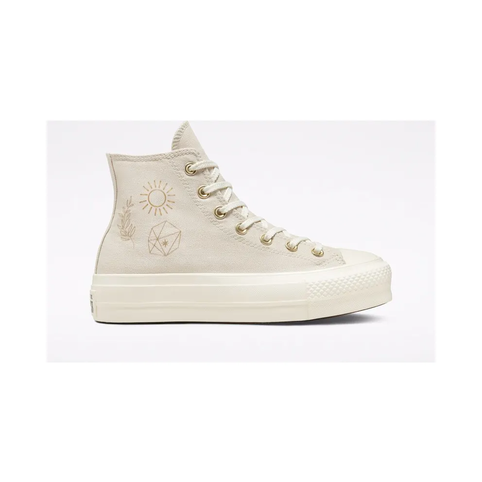 Converse Chuck Taylor All Star Lift Platform Golden Elements Desert Sand/egret/light Gold (A02205C)