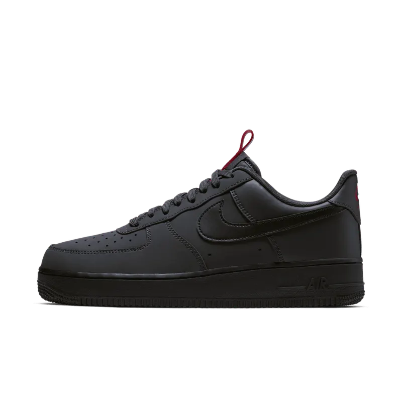Nike Air Force 1 Low Anthracite Anthracite/University Red-Black-Black (BQ4326-001)