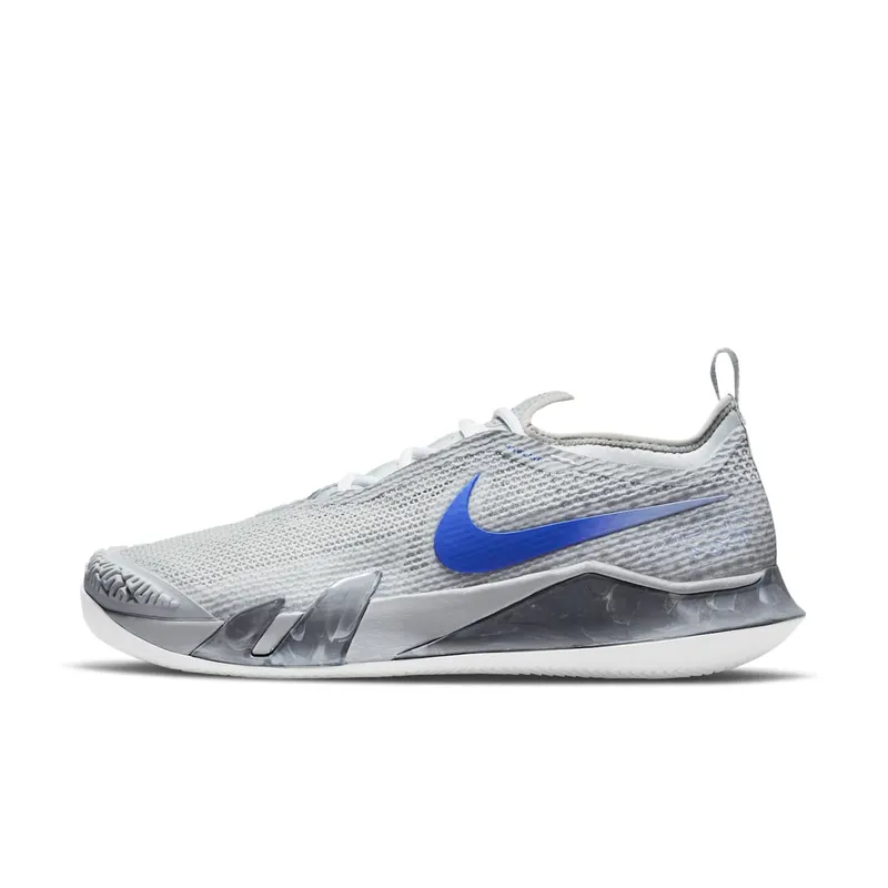 NikeCourt React Vapor Nxt (gravel) Black “Light Smoke Grey / Aluminium / Grey Fog / Hyper Royal” (CV0726-024)