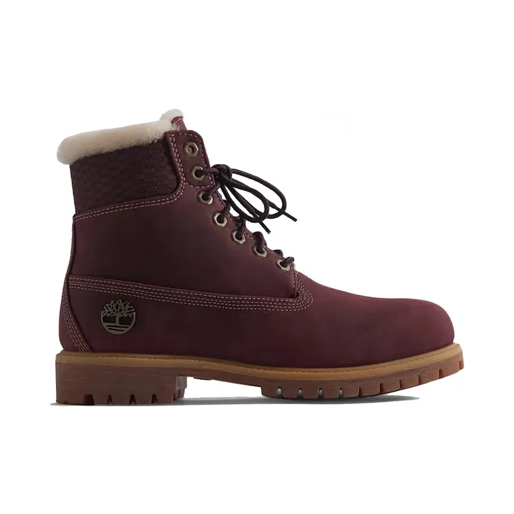Timberland 6″ Premium Shearling Boot Ronnie Fieg Kith Burgundy (TB0A2PA2-506)