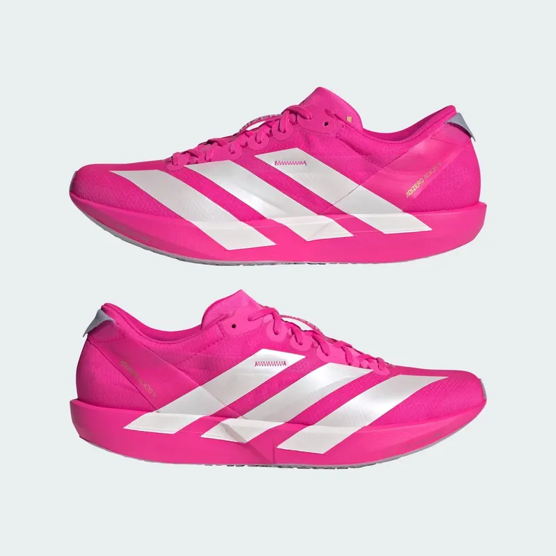 Adidas Adizero Adios 9 Running Shoes Shock Pink / Zero Metalic / Silver Violet (JH5244)