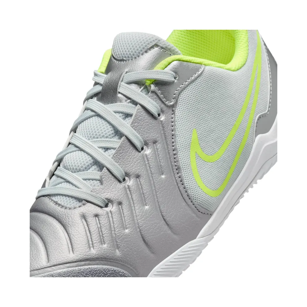 Nike Tiempo Legend 10 Academy IC Metallic Silver Volt Black (DV4350-001)