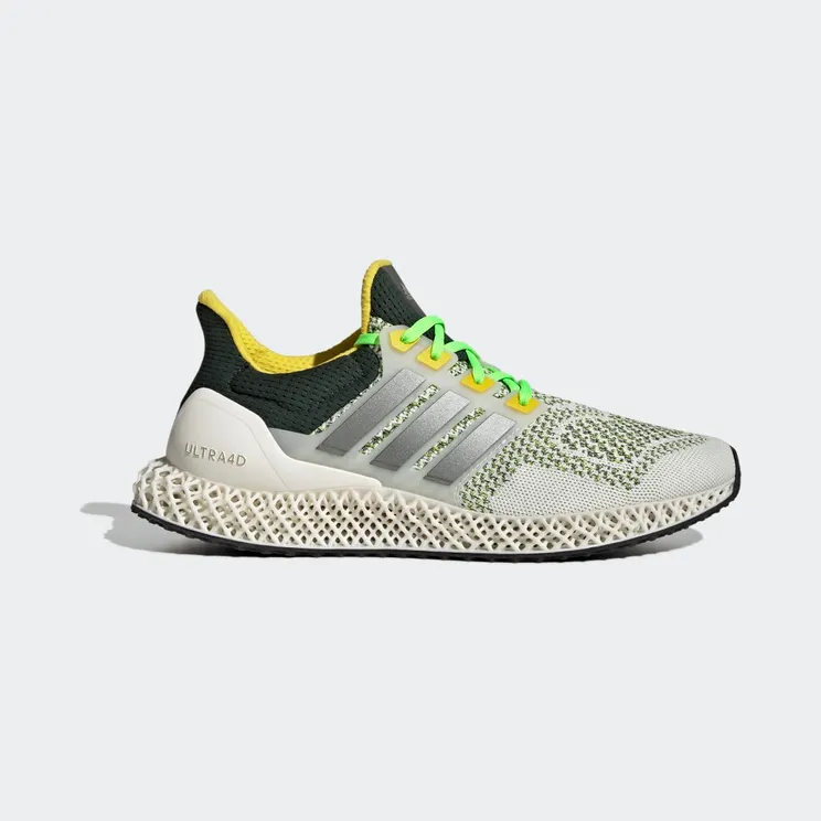 adidas Ultra 4D Cloud White / Night Metallic / Beam Yellow (GZ1336)