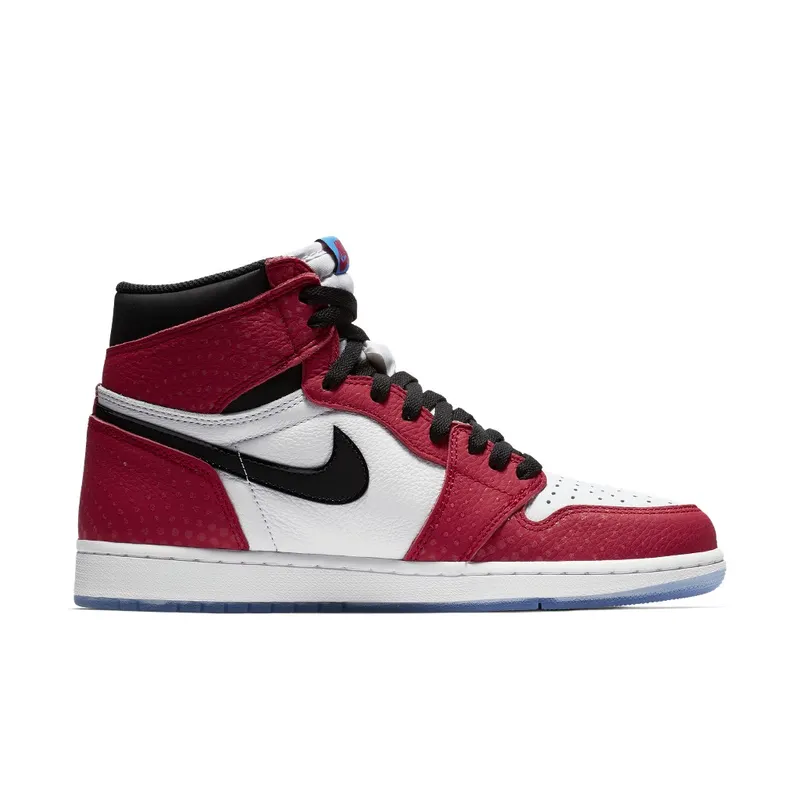 Air Jordan 1 Retro High OG ‘Chicago Crystal’ (Spider-Man Origin Story) (2018) (555088-602)