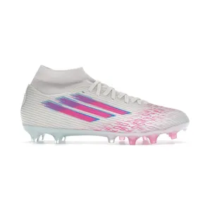adidas F50 League Mid-Cut FG/AG Sparkfusion White Lucid Pink (JI0013)