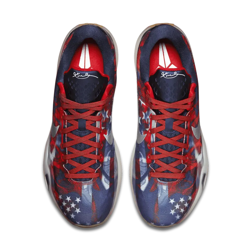 Nike Kobe 10 Independence Day University Red/Photo Blue-Reflect Silver (705317-604)