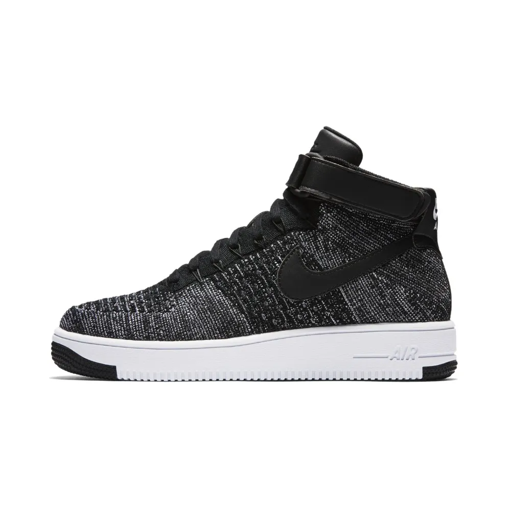Nike Air Force 1 Ultra Flyknit Mid Oreo Black/Black-White (817420-004)