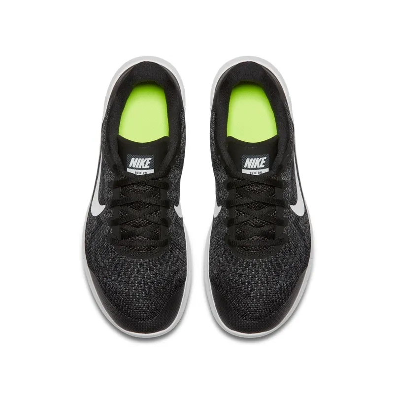 Nike Free Rn 2017 Black White Dark Grey (904255-002)