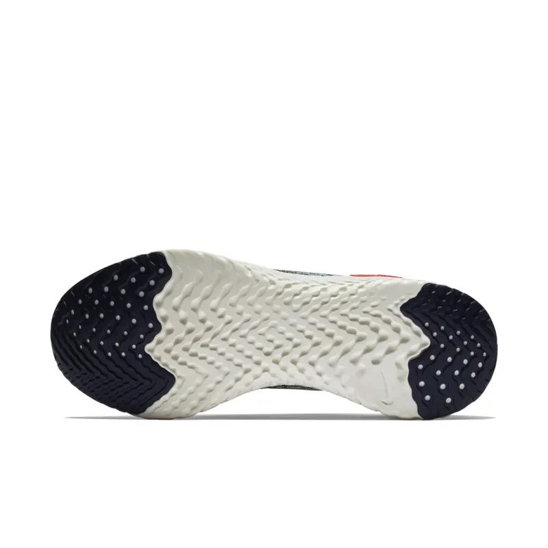 Nike Epic React Flyknit College Navy Hyper Jade College Navy/Hyper Jade-Sail-Red Orbit (AR5413-400)