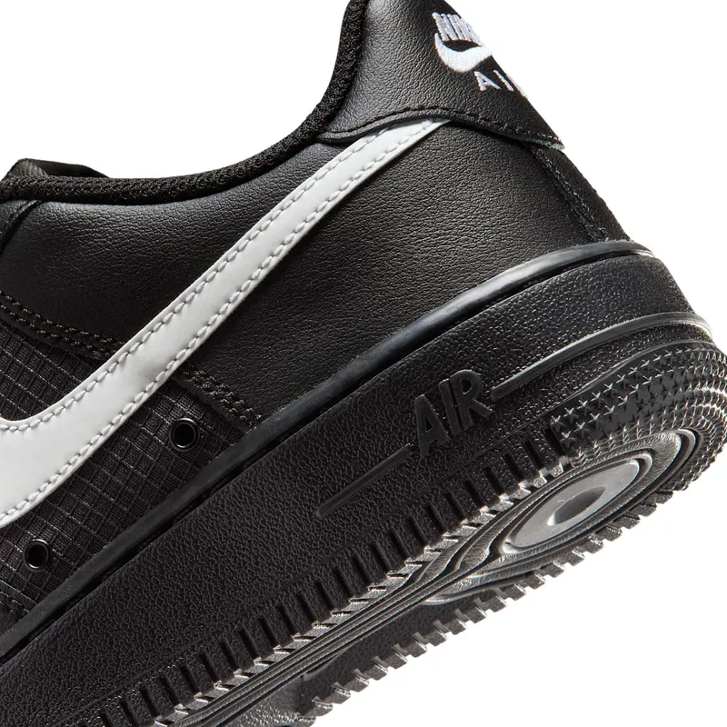 Nike Air Force 1 Tech GS “Black White” (IR3992-001)