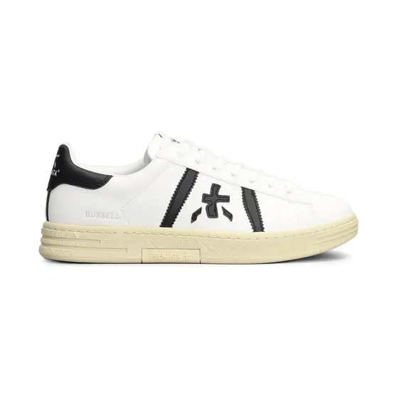 Premiata Russell sneakers met logopatch – Wit