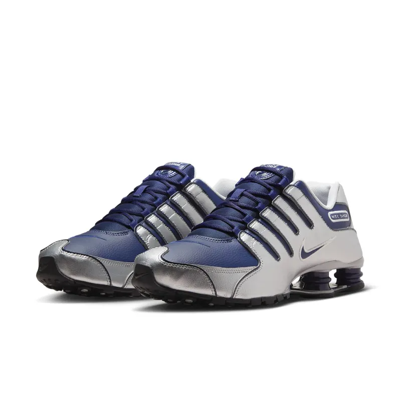 Nike Shox NZ Midnight Navy Metallic Silver (378341-402)