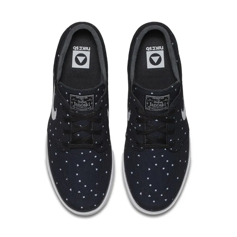 Nike Zoom Stefan Janoski Cnvs Prm Black/White Black/White (705190-005)