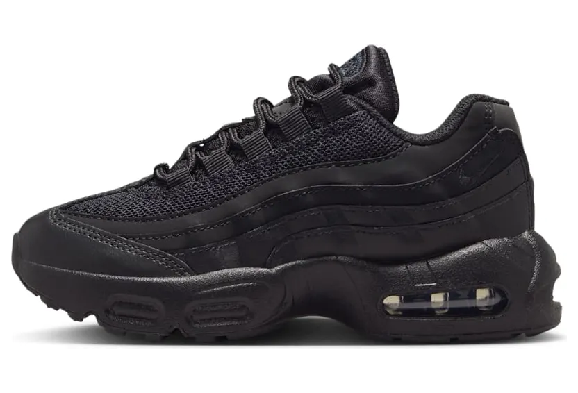 Nike Air Max 95 Recraft GS “Black / Black / Anthracite / Black” (HQ6364-001)
