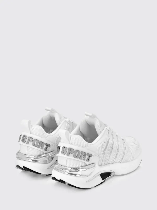 Plein Sport Leather And Mesh White (FAESUSC0852STE003N01)