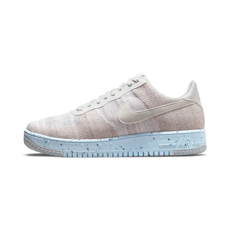 Nike Air Force 1 Crater FlyKnit “White / Chambray Blue / Volt / Photon Dust” (DC4831-101)