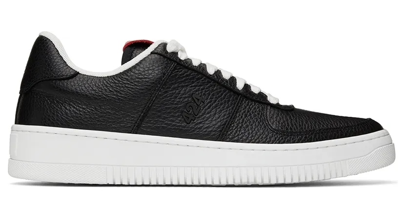 424 Black Low Sneakers (FW0001NE)