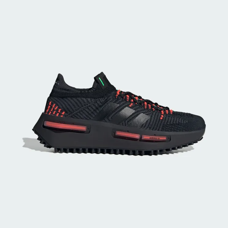 adidas NMD_S1 Core Black / Carbon / Flash Lime (IE4588)