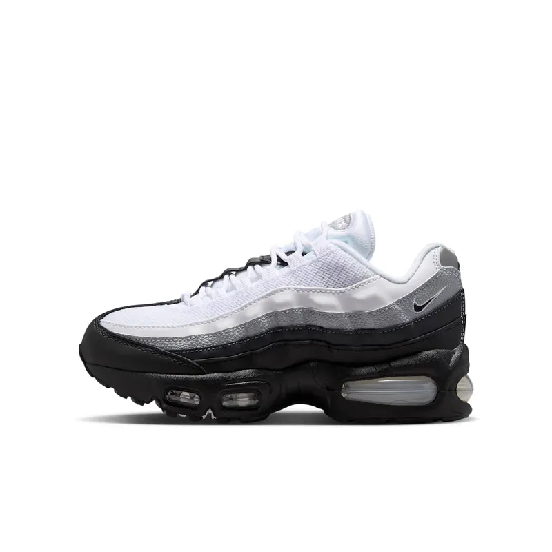 Nike Air Max 95 GS ‘Big Bubble – Black White Wolf Grey’ “Black / White / Wolf Grey” (II4130-021)