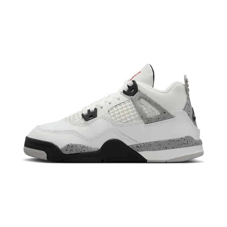 Air Jordan 4 Retro PS “Summit White / Cement Grey / Black / Fire Red” (IB4388-100)