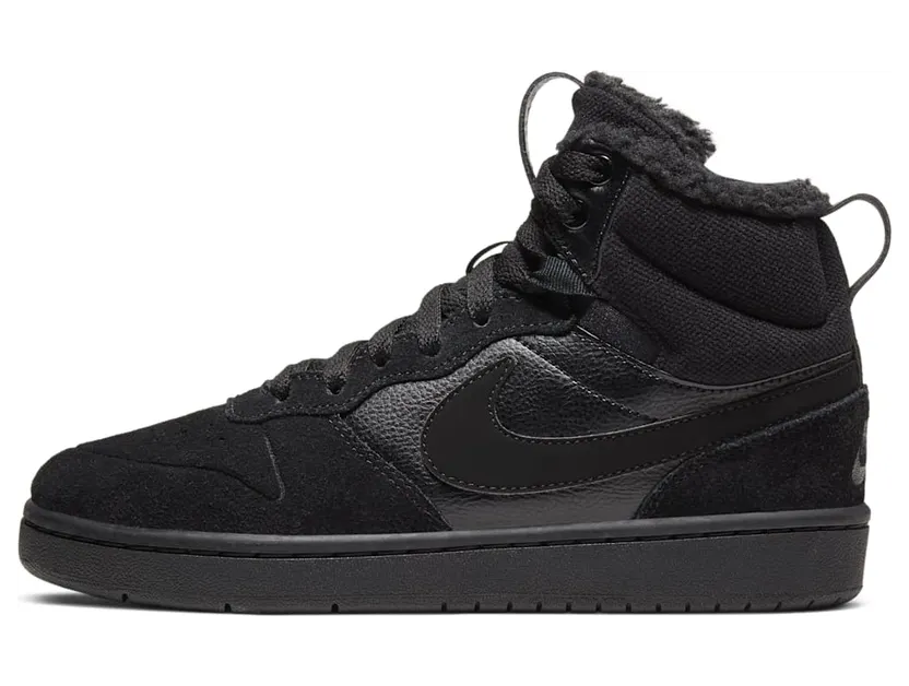 Nike Court Borough Mid 2 Kinderboots Zwart (CQ4023-001)