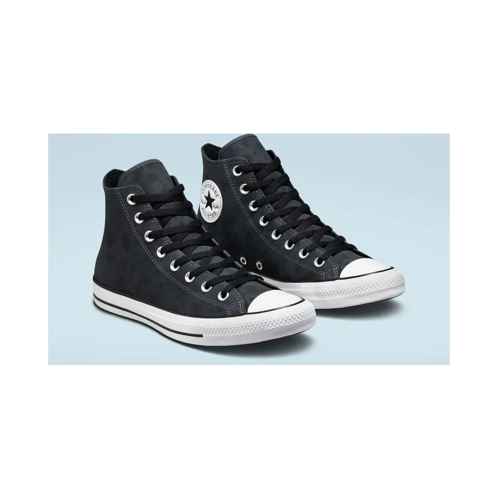 Converse Chuck Taylor All Star Distressed Leather Dk Smoke Grey/Black/iron Grey (A00765C)