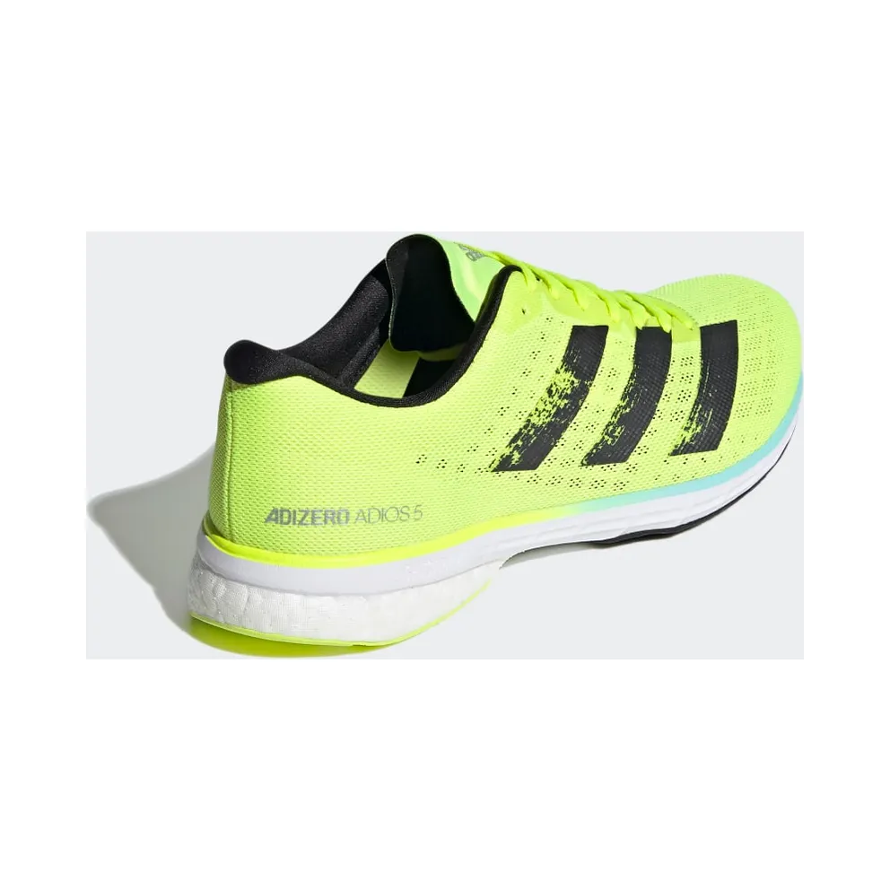Adidas Adizero Adios 5 ‘Solar Yellow’ Solar Yellow/Core Black/Clear Aqua (FY2019)