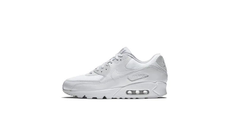 Nike Air Max 90 PRM White White Metallic Silver White/White/Metallic Silver (443817-100)