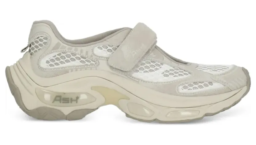 Ash ‘Drake’ Sneakers – Nude (DRAKECALFSUEDEVAPOURWHITE)
