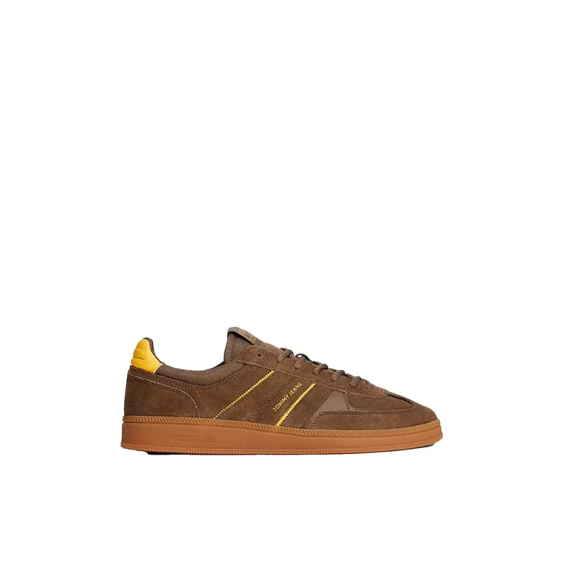 Tommy Hilfiger – Brown Urban with Mustard Details – Men – Shoes – Brown (EM0EM01609-RBM)