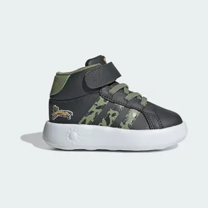 adidas Grand Court Mid Lion King Disney Carbon Tent Green Semi Spark (IF4096)
