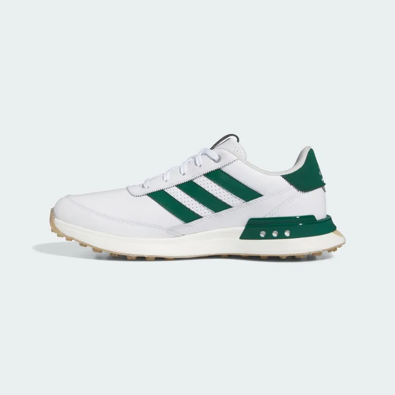 adidas S2G Spikeless Leather 24 Golf Cloud White Collegiate Green Gum (IF0299)