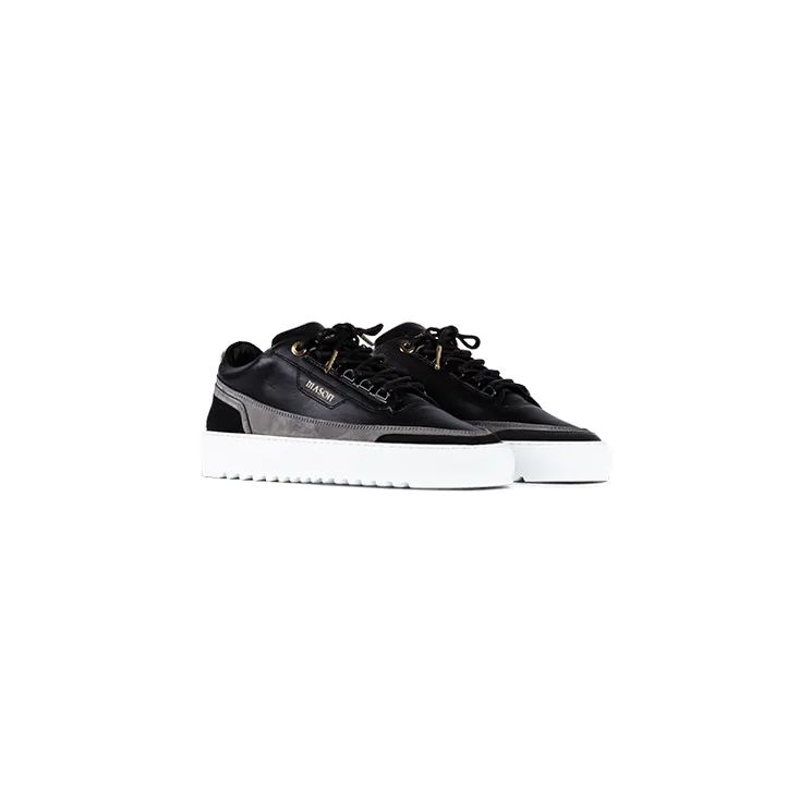 Mason Garments Firenze Leather / Nubuck Black (NOS-3B)