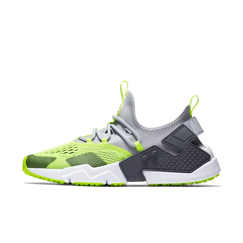Nike Air Huarache Drift Wolf Grey Volt Wolf Grey/Dark Grey-White-Volt (AO1133-001)