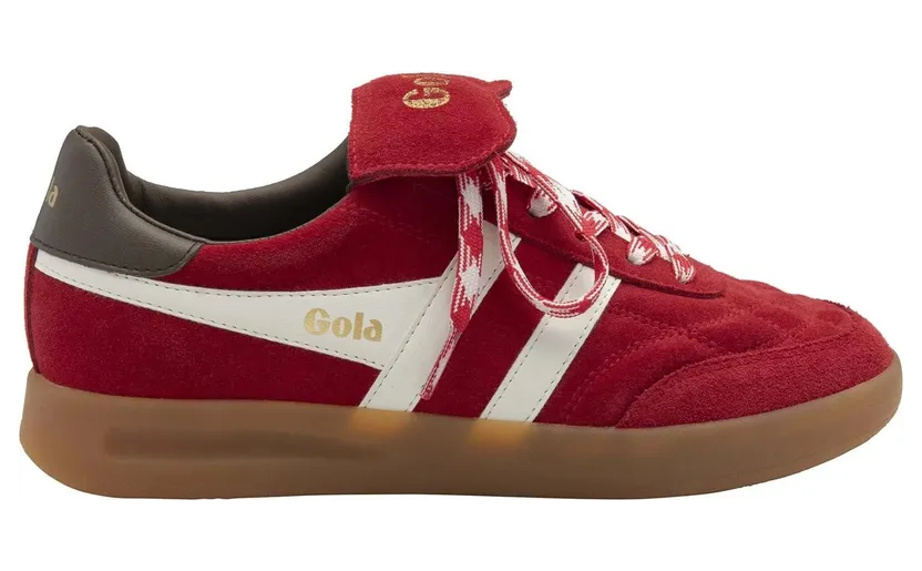 Gola sneaker red/off white/dark brown/gum (CLB787RW)