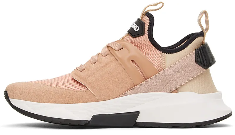 TOM FORD Pink Jago Sneakers (W2818N-TOF005)
