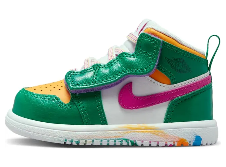 Jordan 1 Mid ALT Malachite White University Gold Active Pink (DZ5536-300)