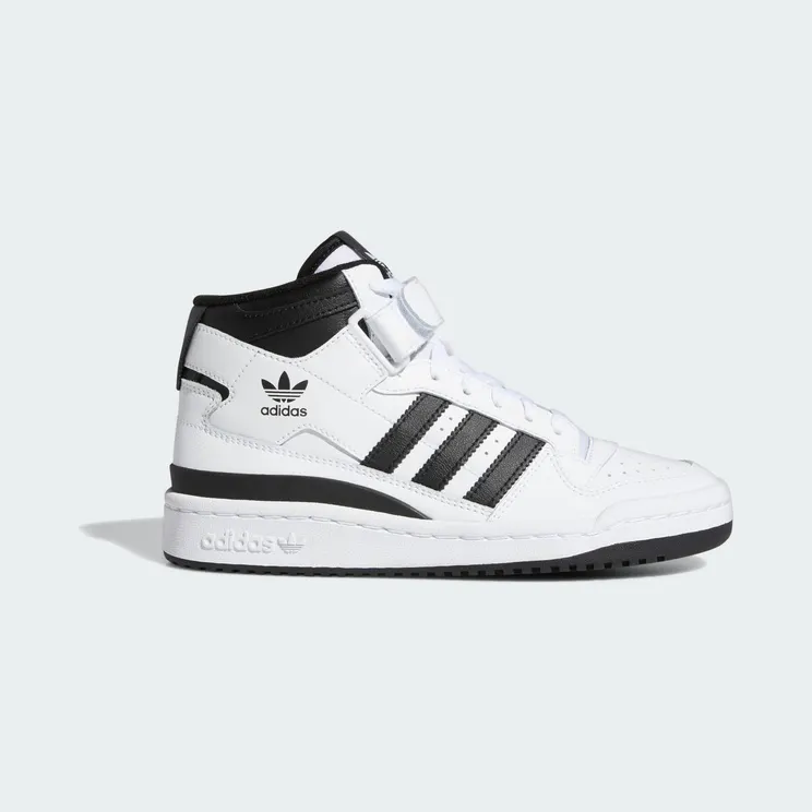 adidas Forum Mid “Cloud White / Core Black / Cloud White” (FZ2083)