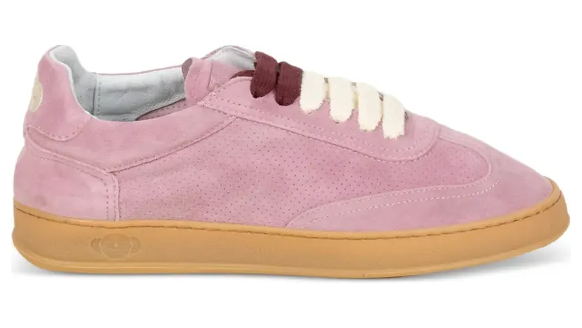 SOLDINI80 Perforierte Sneakers aus Wildleder – Rosa (APHAMALFI)