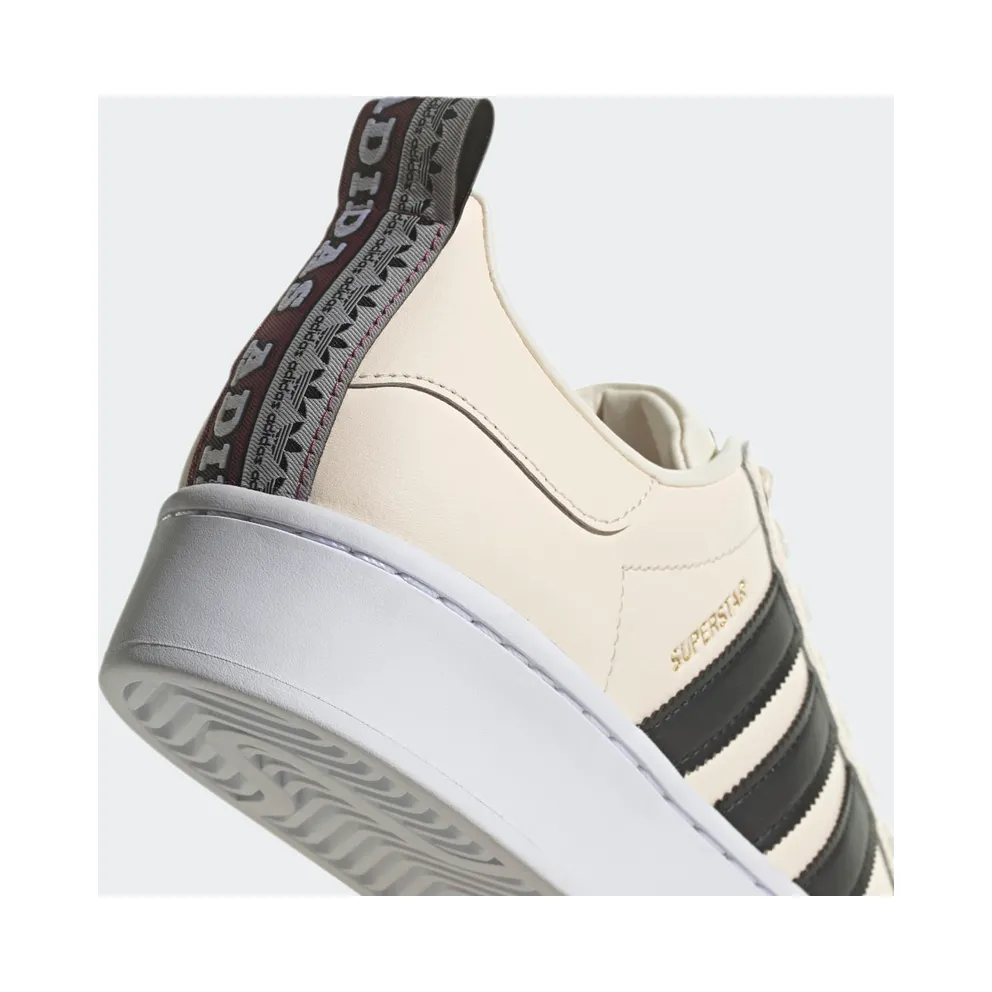 adidas Superstar Bold Wonder White / Core Black / Victory Crimson (H00636)