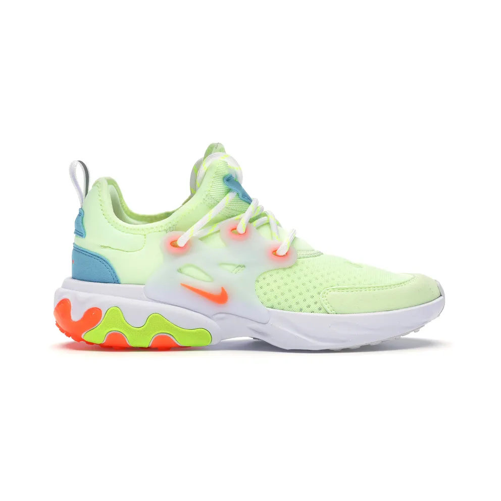 Nike React Presto Barely Volt (GS) Barely Volt/Hyper Crimson-Blue Gaze-Volt-White (BQ4002 700)