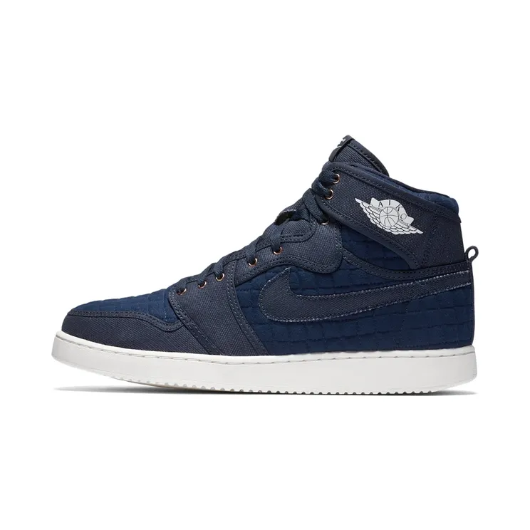 Air Jordan 1 KO High OG Navy Canvas “Obsidian / Metallic Red Bronze / Sail / White” (638471-403)